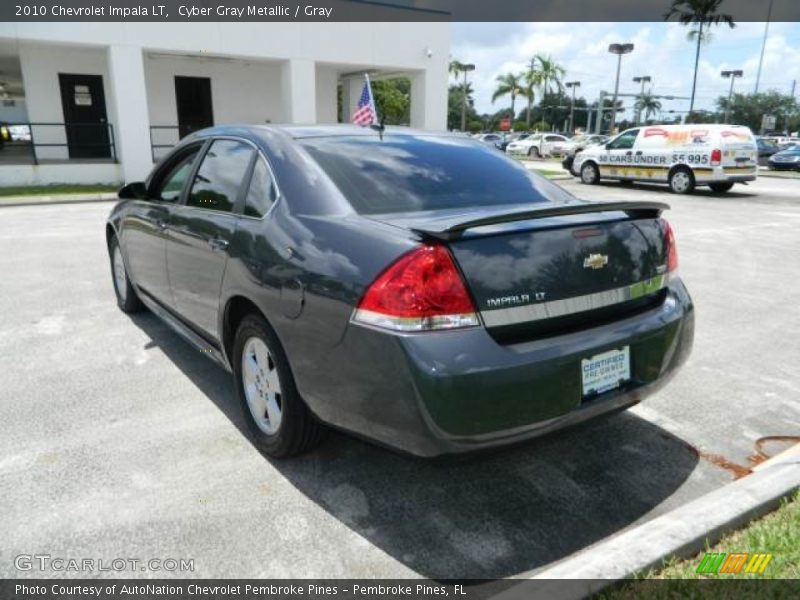 Cyber Gray Metallic / Gray 2010 Chevrolet Impala LT
