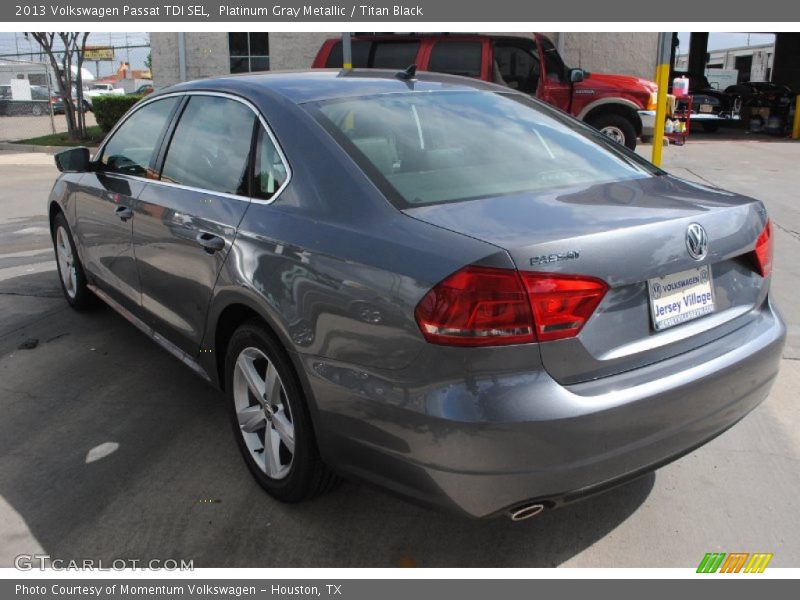 Platinum Gray Metallic / Titan Black 2013 Volkswagen Passat TDI SEL