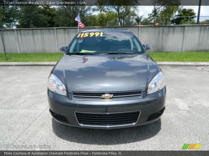 Cyber Gray Metallic / Gray 2010 Chevrolet Impala LT