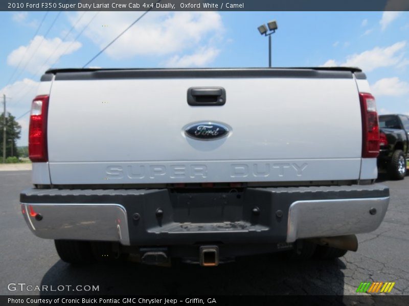 Oxford White / Camel 2010 Ford F350 Super Duty Lariat Crew Cab 4x4 Dually