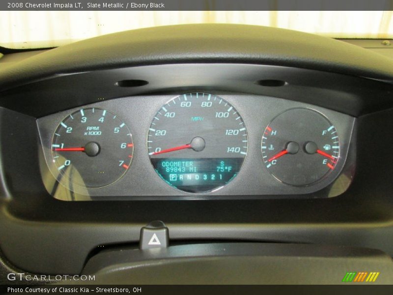 Slate Metallic / Ebony Black 2008 Chevrolet Impala LT