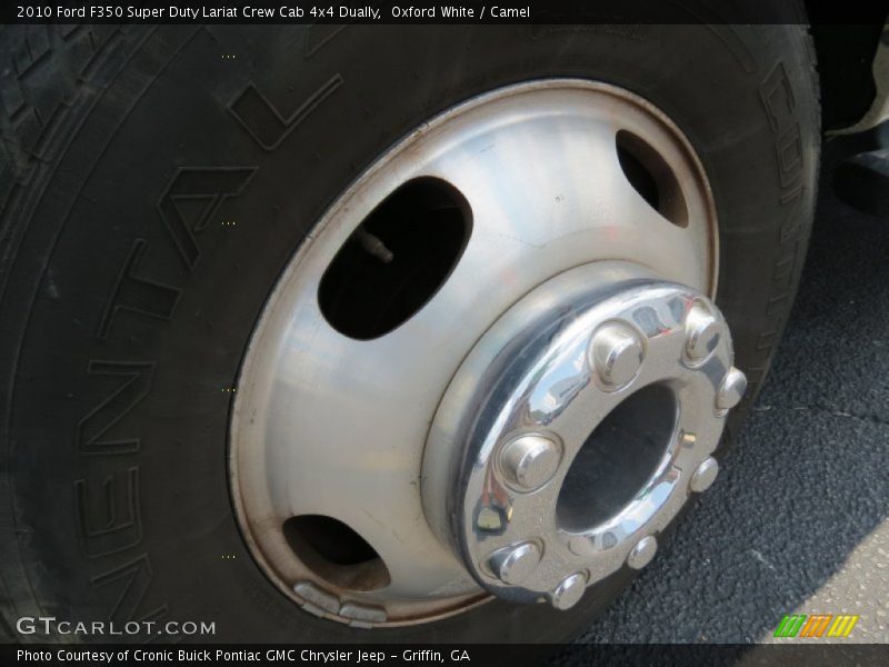 Oxford White / Camel 2010 Ford F350 Super Duty Lariat Crew Cab 4x4 Dually