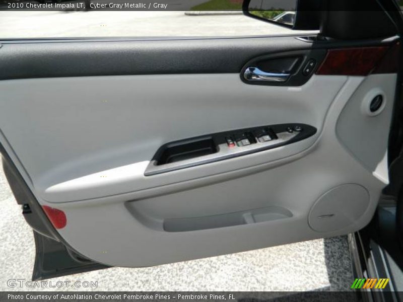Cyber Gray Metallic / Gray 2010 Chevrolet Impala LT