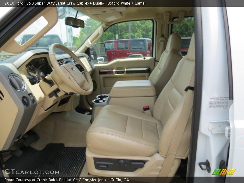 Front Seat of 2010 F350 Super Duty Lariat Crew Cab 4x4 Dually