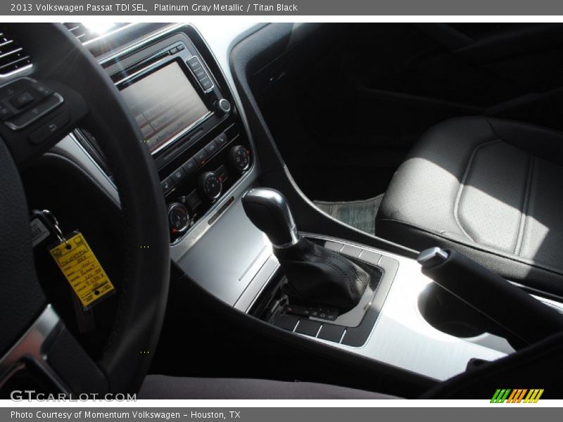Platinum Gray Metallic / Titan Black 2013 Volkswagen Passat TDI SEL