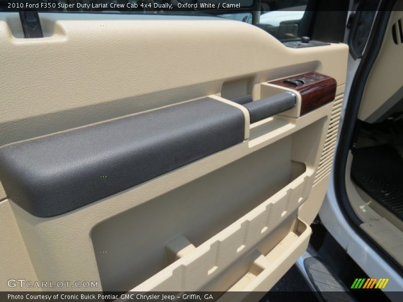 Oxford White / Camel 2010 Ford F350 Super Duty Lariat Crew Cab 4x4 Dually