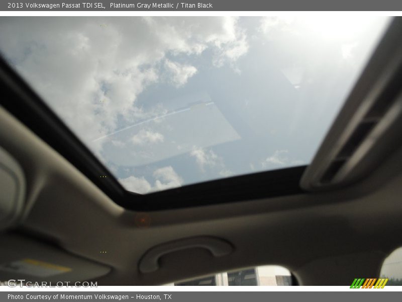 Platinum Gray Metallic / Titan Black 2013 Volkswagen Passat TDI SEL