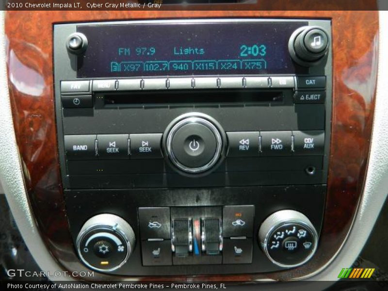 Cyber Gray Metallic / Gray 2010 Chevrolet Impala LT