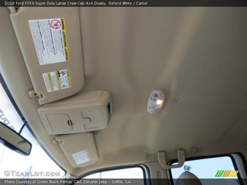 Oxford White / Camel 2010 Ford F350 Super Duty Lariat Crew Cab 4x4 Dually