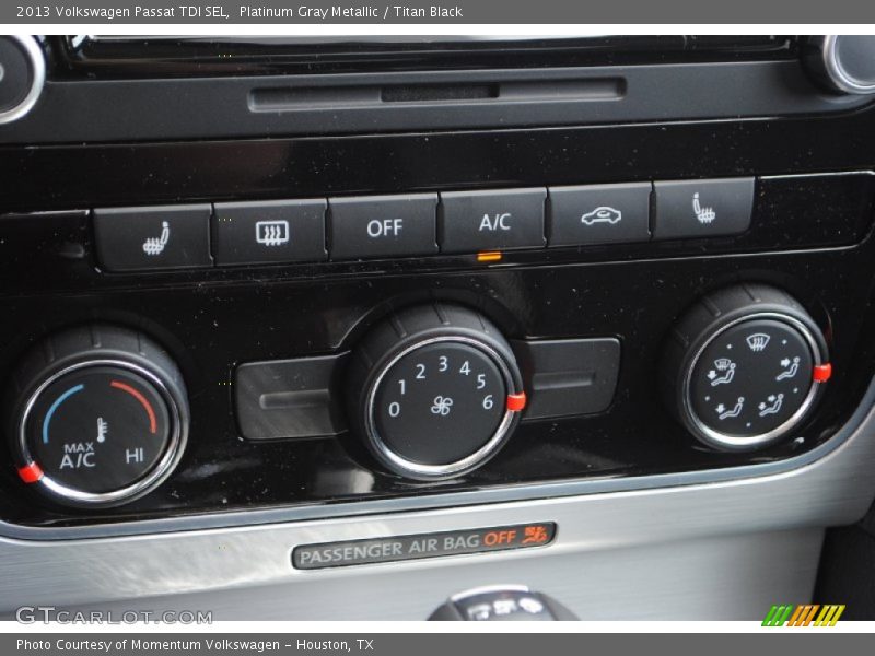 Platinum Gray Metallic / Titan Black 2013 Volkswagen Passat TDI SEL