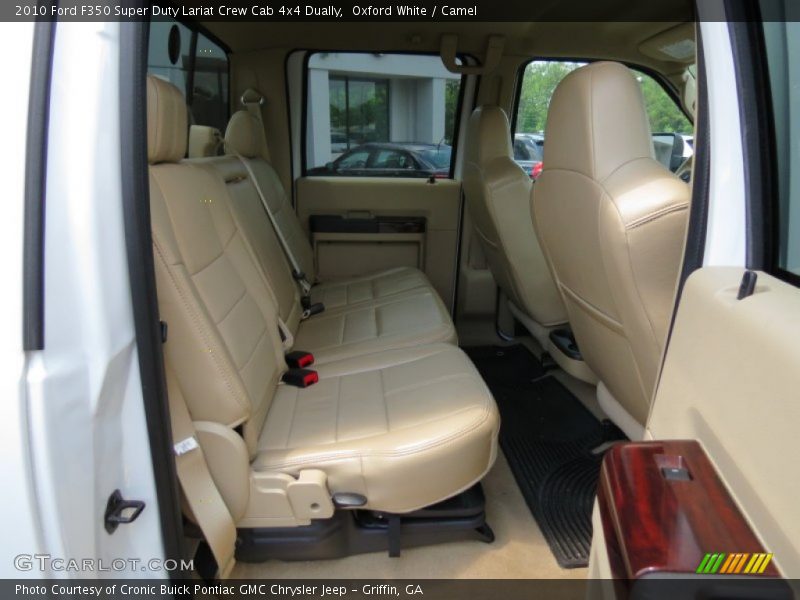 Oxford White / Camel 2010 Ford F350 Super Duty Lariat Crew Cab 4x4 Dually