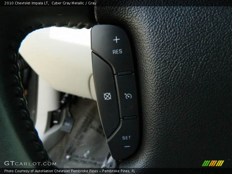 Cyber Gray Metallic / Gray 2010 Chevrolet Impala LT