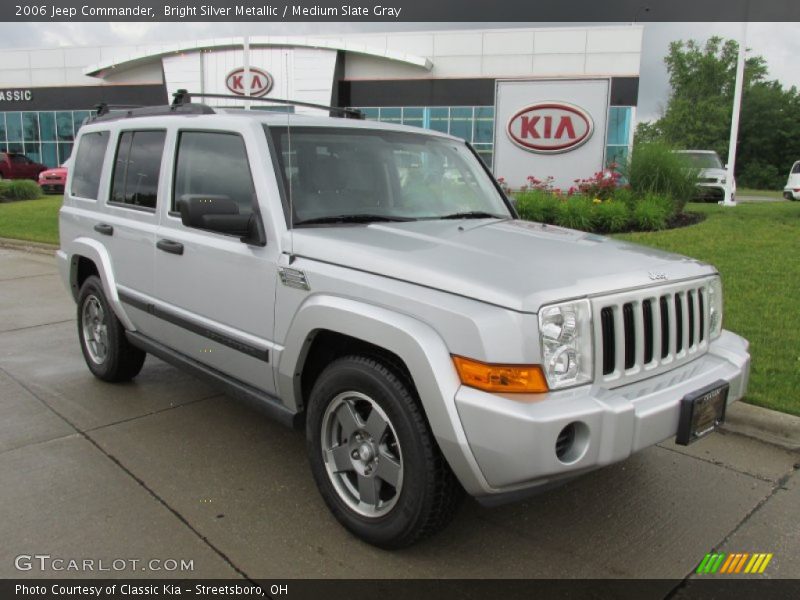 Bright Silver Metallic / Medium Slate Gray 2006 Jeep Commander