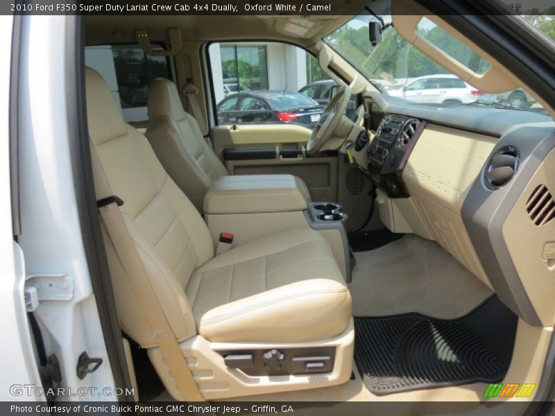 Oxford White / Camel 2010 Ford F350 Super Duty Lariat Crew Cab 4x4 Dually