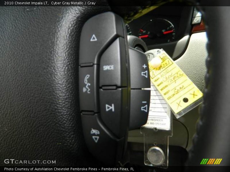 Cyber Gray Metallic / Gray 2010 Chevrolet Impala LT