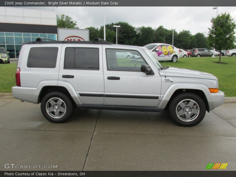 Bright Silver Metallic / Medium Slate Gray 2006 Jeep Commander