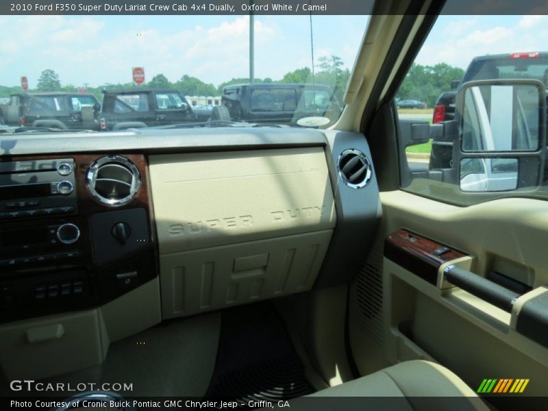 Oxford White / Camel 2010 Ford F350 Super Duty Lariat Crew Cab 4x4 Dually