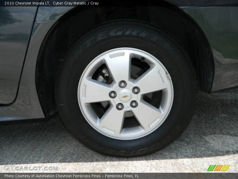 Cyber Gray Metallic / Gray 2010 Chevrolet Impala LT