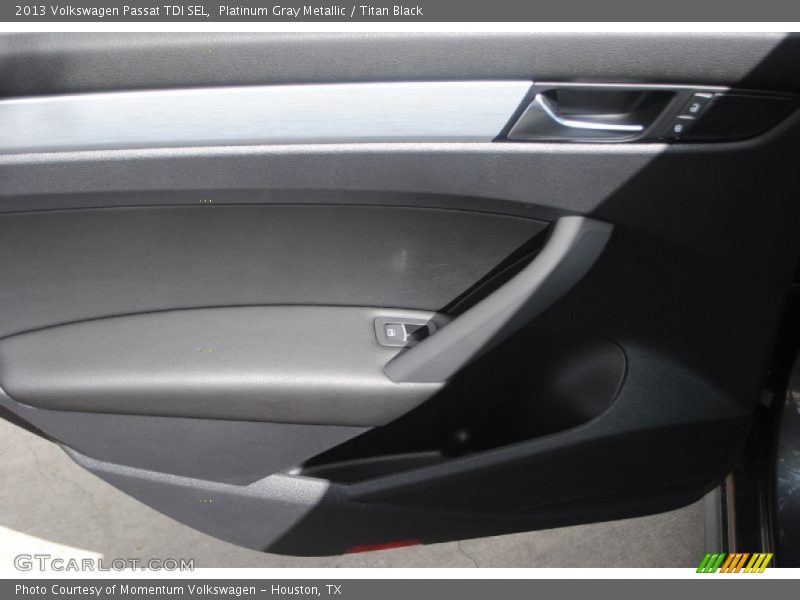 Platinum Gray Metallic / Titan Black 2013 Volkswagen Passat TDI SEL