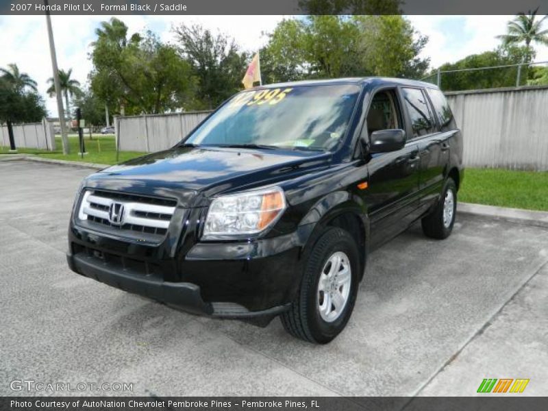 Formal Black / Saddle 2007 Honda Pilot LX