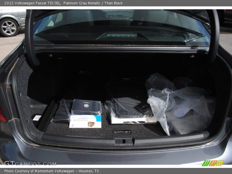 Platinum Gray Metallic / Titan Black 2013 Volkswagen Passat TDI SEL