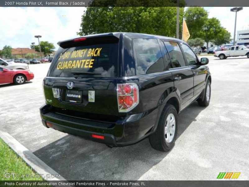 Formal Black / Saddle 2007 Honda Pilot LX
