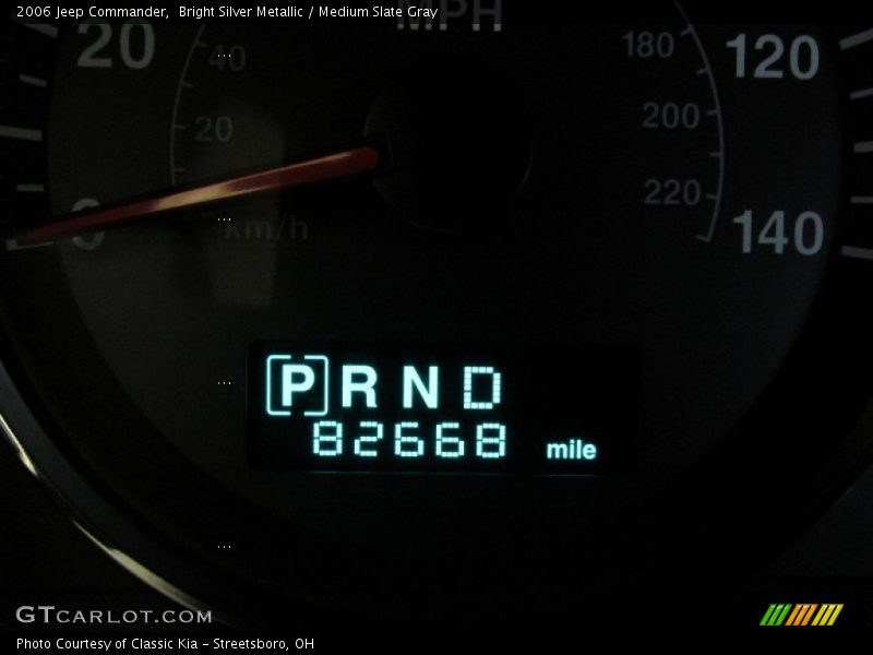 Bright Silver Metallic / Medium Slate Gray 2006 Jeep Commander