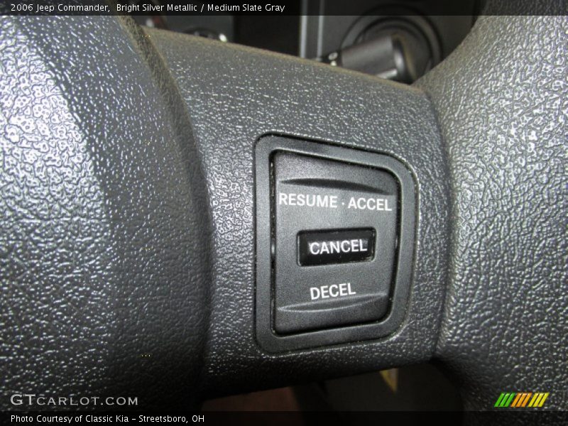 Bright Silver Metallic / Medium Slate Gray 2006 Jeep Commander