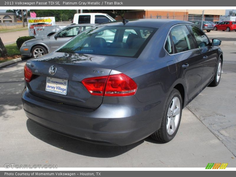 Platinum Gray Metallic / Titan Black 2013 Volkswagen Passat TDI SE