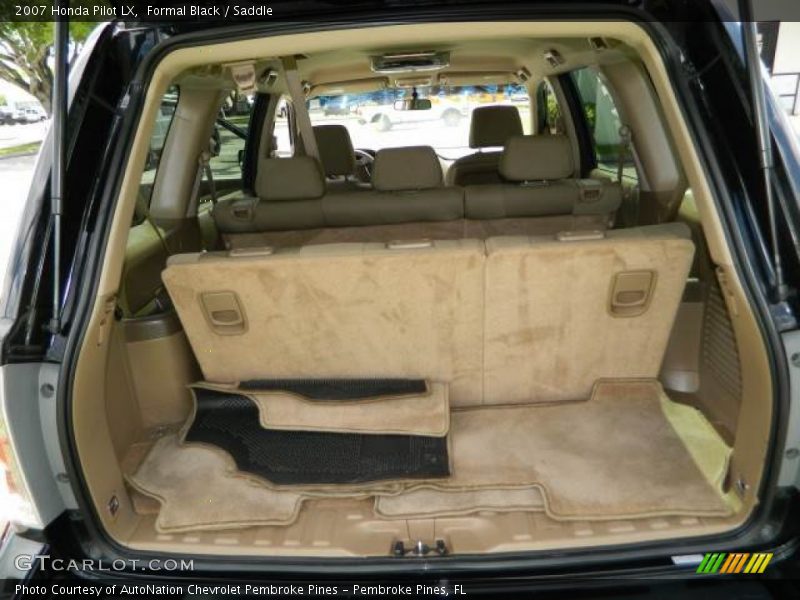 Formal Black / Saddle 2007 Honda Pilot LX