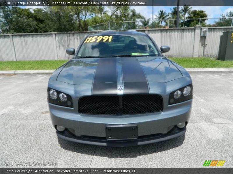 Magnesium Pearlcoat / Dark Slate Gray/Light Graystone 2006 Dodge Charger R/T