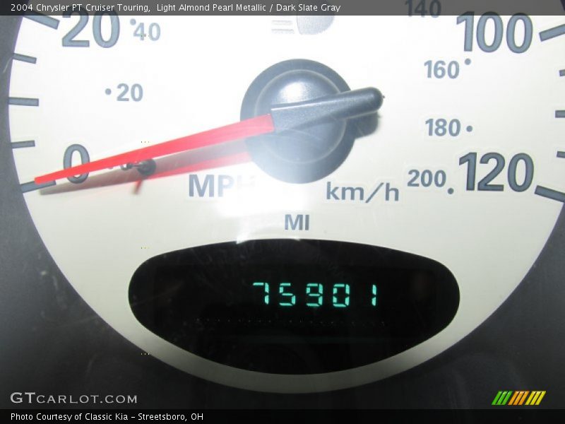 Light Almond Pearl Metallic / Dark Slate Gray 2004 Chrysler PT Cruiser Touring