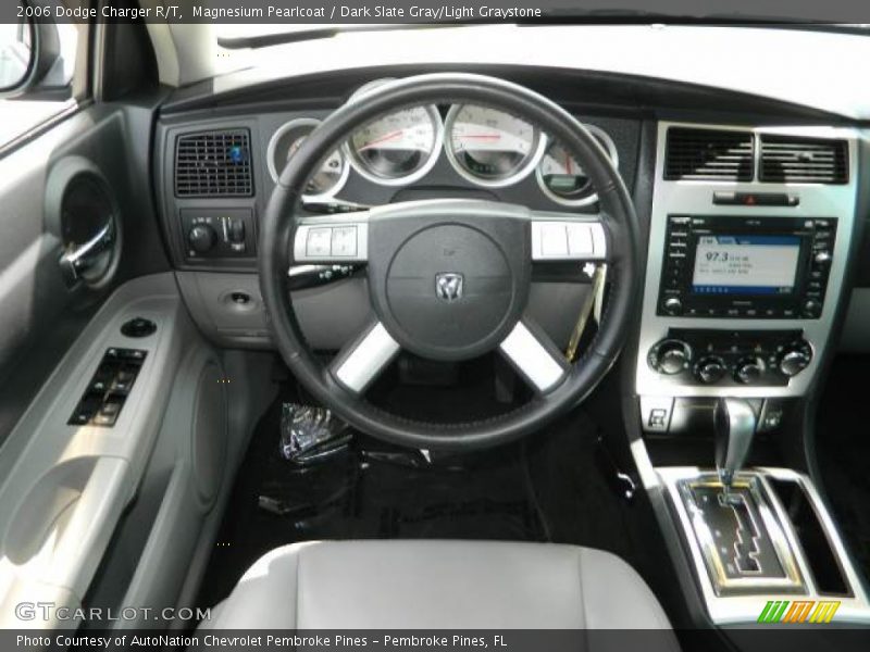 Magnesium Pearlcoat / Dark Slate Gray/Light Graystone 2006 Dodge Charger R/T