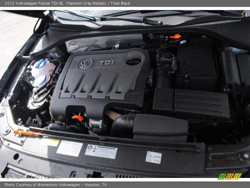 Platinum Gray Metallic / Titan Black 2013 Volkswagen Passat TDI SE