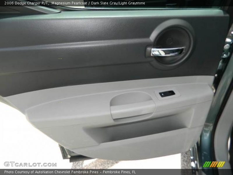 Magnesium Pearlcoat / Dark Slate Gray/Light Graystone 2006 Dodge Charger R/T