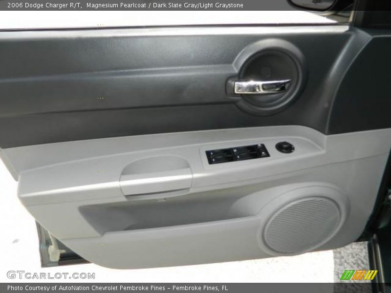Magnesium Pearlcoat / Dark Slate Gray/Light Graystone 2006 Dodge Charger R/T