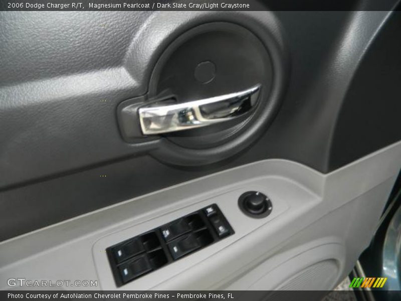 Magnesium Pearlcoat / Dark Slate Gray/Light Graystone 2006 Dodge Charger R/T