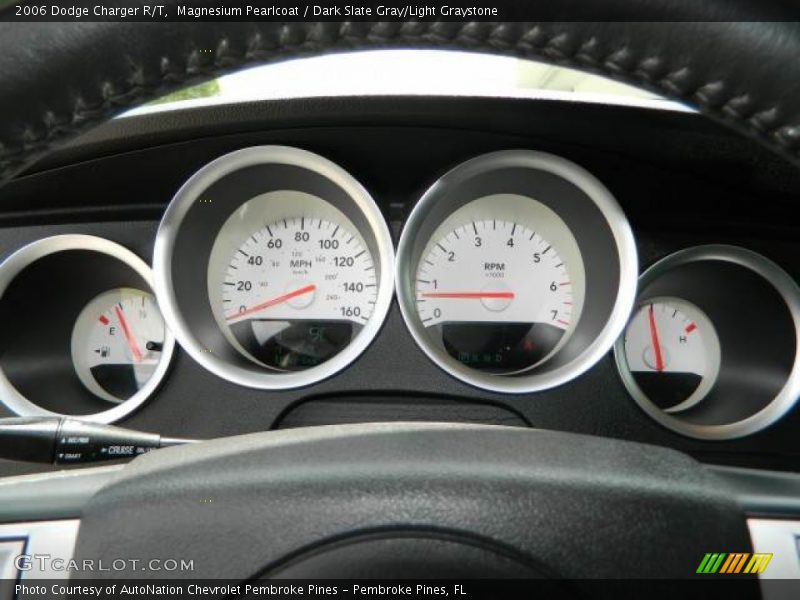 Magnesium Pearlcoat / Dark Slate Gray/Light Graystone 2006 Dodge Charger R/T
