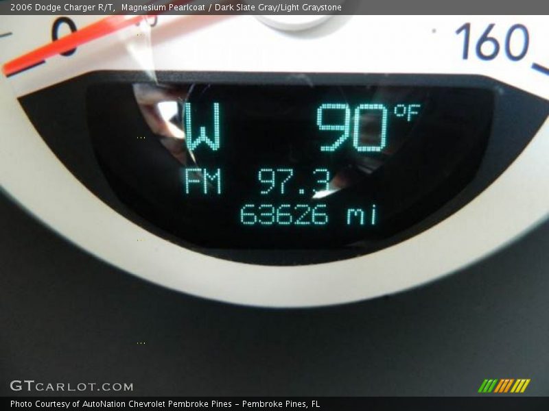 Magnesium Pearlcoat / Dark Slate Gray/Light Graystone 2006 Dodge Charger R/T