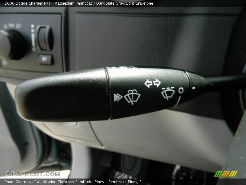 Magnesium Pearlcoat / Dark Slate Gray/Light Graystone 2006 Dodge Charger R/T