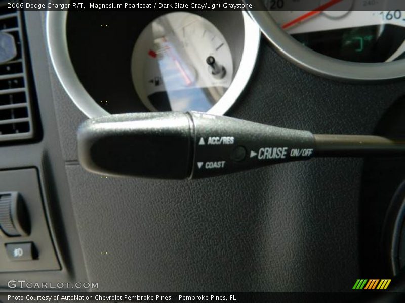 Magnesium Pearlcoat / Dark Slate Gray/Light Graystone 2006 Dodge Charger R/T