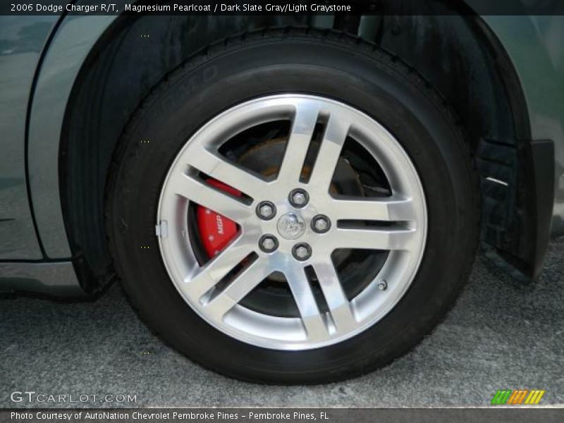 Magnesium Pearlcoat / Dark Slate Gray/Light Graystone 2006 Dodge Charger R/T