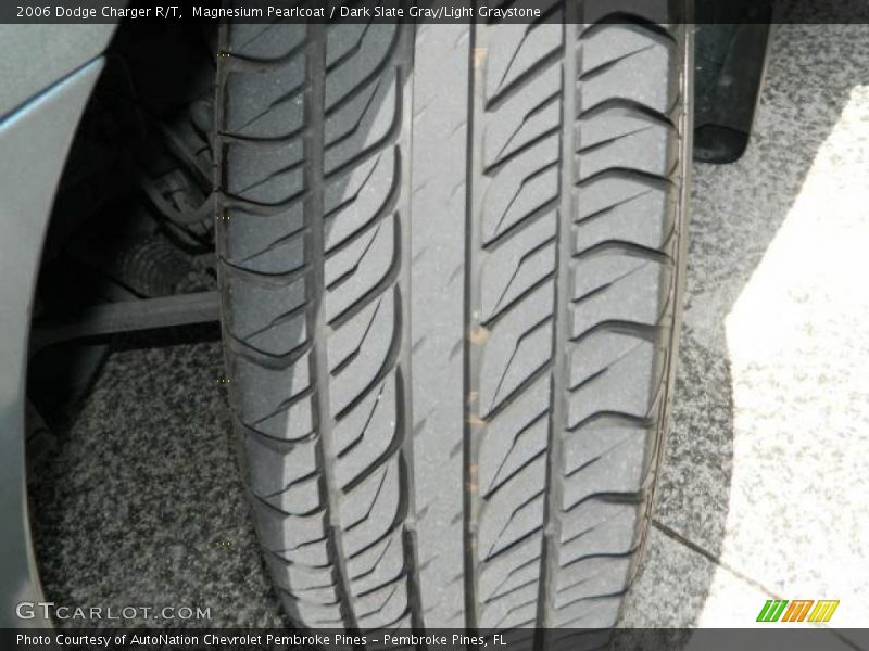 Magnesium Pearlcoat / Dark Slate Gray/Light Graystone 2006 Dodge Charger R/T