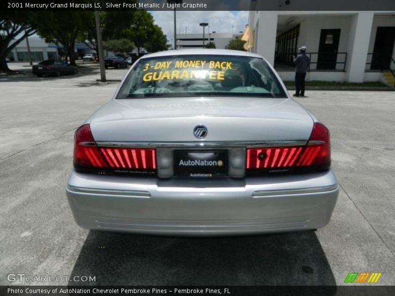 Silver Frost Metallic / Light Graphite 2001 Mercury Grand Marquis LS