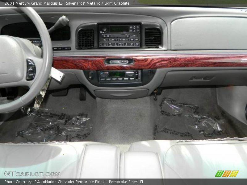 Silver Frost Metallic / Light Graphite 2001 Mercury Grand Marquis LS