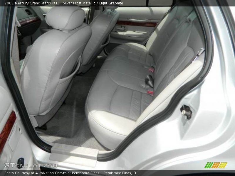 Silver Frost Metallic / Light Graphite 2001 Mercury Grand Marquis LS