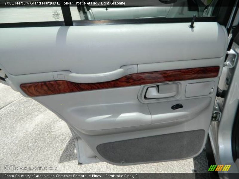 Silver Frost Metallic / Light Graphite 2001 Mercury Grand Marquis LS