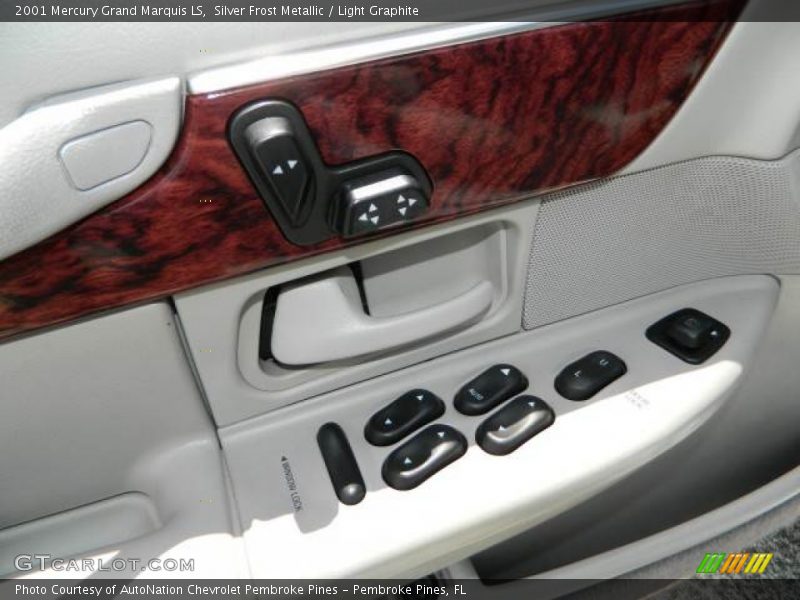 Silver Frost Metallic / Light Graphite 2001 Mercury Grand Marquis LS