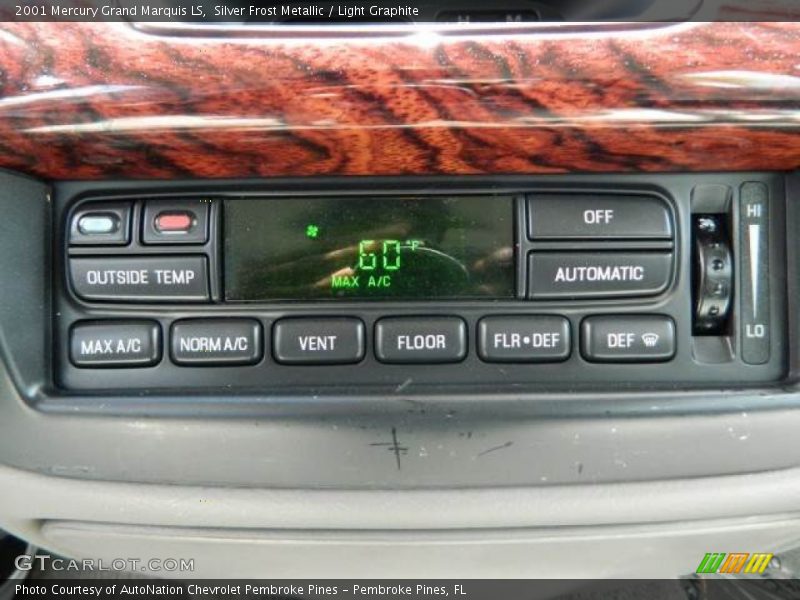 Silver Frost Metallic / Light Graphite 2001 Mercury Grand Marquis LS