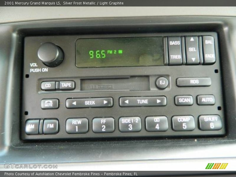 Silver Frost Metallic / Light Graphite 2001 Mercury Grand Marquis LS
